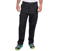 Goodyear Workwear GYPNT001 - Pantalones de trabajo de seguridad con múltiples bolsillos, clásicos, color negro/azul cobalto, talla 38/Regular