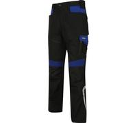 Goodyear Workwear GYPNT010 - Pantalones de trabajo para hombre, con bolsillos y bolsillos, color negro/azul real, talla 38 Regular