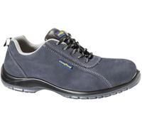 Goodyear Zapatos de Seguridad S1P de Gamuza Azul, Zapatos de Trabajo Talla 47