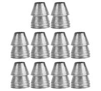 GOOHOCHY 10 Piezas Cuña de Martillo de Repuesto de Hierro Plata Compacta | Cuña de Fijación Resistente, Soporte para Madera, Ligera y Fácil de Guardar
