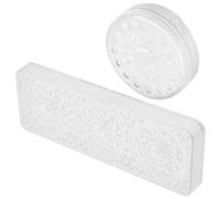 GOOHOCHY 2 Piezas Humidificador Redondo de Viaje para Cigarros Control de Humedad para Viajar