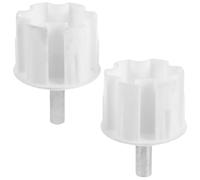 GOOHOCHY Adaptador para Tubo Enrollable de Toldo de 70 Mm, Eje Cuadrado y Redondo, 2 Piezas, Soporte para Jardín y Terrazas