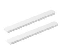 GOOHOCHY Guías de Cajones Autoadhesivas de Color Blanco para Armarios, Rieles Deslizantes de Plástico Hips, Fácil Instalación y Funcionamiento Suave para Muebles