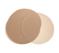 GOOHOCHY Papel Antiadherente Redondo para Hornear 100 Piezas, Papel de Silicona Marrón Resistente al Calor, Adecuado para Horno y Freidora de Aire