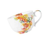 GOOHOCHY Taza de Cerámica para Desayuno Multifuncional de 540ml, Diseño Creativo y Moderno para Hogar y Oficina, Adecuado para Leche y Avena