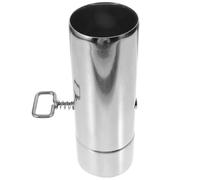GOOHOCHY Tubo de Chimenea Ajustable Función Antiincendios y Prevención de Humo de Metal para Estufa de Calefacción Adecuado para Picnic y Barbacoa al Aire Libre