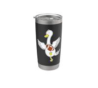 Goose juega fútbol americano Vaso térmico de acero inoxidable de doble pared