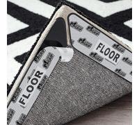 GORILLA GRIP® Pinzas para alfombras, almohadillas adhesivas de doble cara reutilizables extra largas que mantienen las esquinas planas de las alfombras, agarra suelos de madera dura, azulejos y