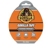 GORILLA Nuevo Tape - Cinta Americana Plata | Agarre Extrafuerte en Superficies Rugosas e Irregulares | Multiusos y Resistente al Agua (32 Metros)