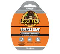 GORILLA Nuevo Tape - Cinta Americana Plata | Agarre Extrafuerte en Superficies Rugosas e Irregulares | Multiusos y Resistente al Agua (11 Metros)