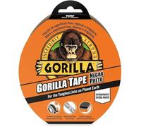 Gorilla Surf Cinta americana Gorilla Tape – Agarre extrafuerte y resistente al agua – 32 m x 48 mm Negra