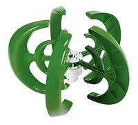Goshyda 800W Aerogenerador Kit, 5 Aspas Eje Vertical Generador Tipo | El diseño de linterna de 5 aspas reduce la resistencia al viento, carga embarcaciones, casas móviles, acero aleado y