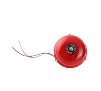 Goshyda Campana de Alarma de Incendio Metálica de 4 Pulgadas 100db 12V DC | Bobina electromagnética de cobre , carcasa de metal duro resistente a la deformación, superficie anticorrosiva galvanizada.