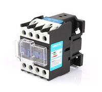Goshyda Contactor de CA Eléctrico Industrial CJX2 2501, Contactor Magnético de Alta Sensibilidad 220 V 25 A para Control de Carga, Distribución de Energía y Electricidad