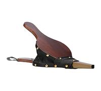 Goshyda Fuelle para Chimenea, soplador de Aire Manual portátil de Madera, Cuero sintético Resistente al Calor, Ideal para chimeneas, Senderismo, Picnic, Camping