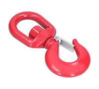 Goshyda Gancho de Grúa Giratorio de 2 Toneladas, Gancho de Elevación de Aparejo de Acero de Aleación Tipo Americano, Accesorios de Elevación Industrial de Fuerza de Rotura de 8 Toneladas para