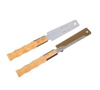 Goshyda Sierra Trasera con Clip Dorado y Sierra de Corte Al Ras con Dientes Finos de Doble Cara de 7 Pulgadas, Manual Pequeña para Carpintería de Acero Al Carbono SK5, de Madera Ergonómico para