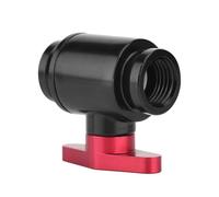 Goshyda Válvula de Bola de Rosca Interna G1/4 para Refrigeración por Agua de PC, Válvula de Cierre de Latón con Negro, Diseño de Alto Flujo para Sistemas de Tuberías Duras Refrigeradas por Agua