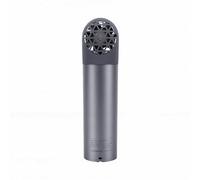 Goshyda Ventilador de Mano Ajustable Continuo de 199 Velocidades, Mini Ventilador de Refrigeración por Hielo, Recargable de 3000 MAh, Diseño Curvo de Motor Silencioso, de Bolsillo Portátil para (GRAY)