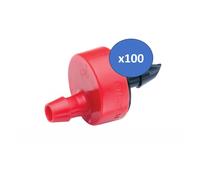 Gotero Rain Bird 8 litros hora, PACKS 100 UNIDADES gotero auto compensante