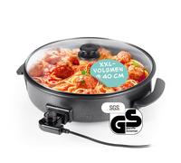 GOURMETmaxx sartén eléctrica para fiestas sartén múltiple sartén para pizza X...