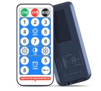 GOUYESHO Nue - Cadena de luces LED solar universal para exteriores con mando a distancia para Guijiyi/Goffii/FGRYB/Ciskotu/LEDYA