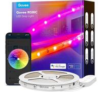 Govee - Cinta LED RGBIC, cinta LED 5 m, WiFi banda compatible con Alexa y Google Assistant, control de aplicaciones, bricolaje, sincronización de música, luces de cambio de color para dormitorio, TV,