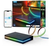 Govee HDMI 2.1 Sync Box Kit 2, INKL. TV Hintergrundbeleuchtung, AI Sync Box, unterstützt 8K@60Hz, 4K@144Hz, VRR und ALLM, funktioniert mit Matter, RGBIC LED Strip für 55-65 Zoll Fernseher, 75 Leds/m