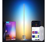 Govee Lámpara de Pie Pro, 2100LM RGBIC Lámpara LED Funciona con Alexa, Gris