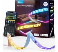 Govee Strip Light 2 Pro 5m, Tira LED WiFi RGBWWIC, Inteligente