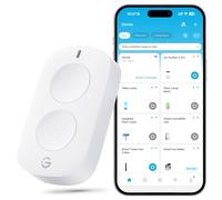 GoveeLife Mini interruptor inteligente de doble botón, control de grupo múltiples dispositivos, botón de control inalámbrico versátil, funciona con pilas, soporta la mayoría de los productos