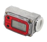 GOWENIC 1 NPT Medidor de Flujo de Tipo Turbina 10-200 L/min |Caudalímetro Digital con Pantalla de Alta Definición para Medición Instantánea y Acumulativa (Rojo LLW-25)