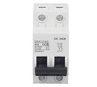 GOWENIC 2P 1000V DC Disyuntor 16A Solar PV Interruptor de Seguridad (40A) | Montaje en carril DIN, explosión de magnético, disparo rápido por cortocircuito, protección contra sobrecarga