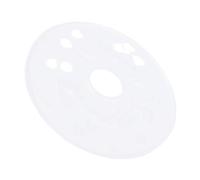 GOWENIC Base de Enrutador Acrílica de 5.75 Pulgadas para Carpinteros | Guía de sierra transparente, compatible con Bosch DeWalt, plantilla de perforación de precisión