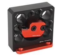 GOWENIC Kit de Cortador de Clavijas de Carburo Imperial |Fabricante de Varillas Redondas Ajustables para Carpintería para Taladro Eléctrico con 8 Tamaños de Orificios de Aleación de Aluminio de 5/16