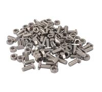 GOWENIC Kit de Tuercas y Pernos M6 de 50 Piezas | Tuercas Hexagonales de Acero Inoxidable M6X14 para el Cuidado de Plantas de Invernadero