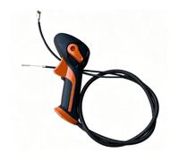 GOWENIC Mochila Sopladora Control de Acelerador Manija Cable Conjunto | Pieza de Repuesto, Soplador de Hojas a Gas, Núcleo de Acero de Nylon PVC, Negro Naranja, Kit de Reparación