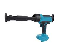 GOWENIC Pistola de Calafateo Eléctrica Inalámbrica con 6 Velocidades para | Luz de trabajo LED, válvula antigoteo, fuerza de empuje de 650 kg, carcasa de ABS, dispensador de cartuchos
