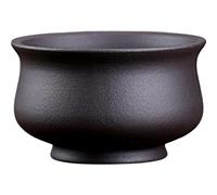 GOXQIT Macetas de cerámica Porcelana con Orificio Drenaje y diseño ventilación, fáciles Usar for Plantas Interior Exterior, Cuenco Escritorio, for bonsái para Jardín(Color 3)