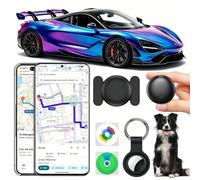 GPS Coche Localizador, 2026 Nuevo Magnetismo Localizadores GPS Sin Tarjeta SIM ni Suscripción para Android y iOS, Invisibilidad Tracker Rastreador Oculto Air Tag Schlüsselfinder (Negro)