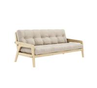 Grab Sofá Cama Pino Lacado Transparente/747 Beige