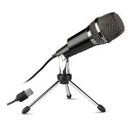 Grabación vocal USB para el hogar con soporte de metal de escritorio para PC, chat en línea, canto, podcast, transmisión en vivo
