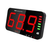 Grabador de Medidor de Nivel de Sonido Digital de 30-130dB, Nivel de Sonido de Ruido de Montaje en la Pared Medición de un Conjunto Industrial de Pantalla Grande con Pantalla