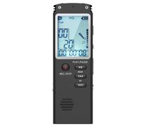 Grabadora de voz digital con audio nítido, tamaño portátil, diseño mini espía con cancelación dinámica de ruido para reuniones y entrevistas,