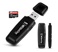 Grabadora de Voz Espia Digital con MicroSD de 32 GB incluida | Mini Grabadora de Audio Ideal para Reuniones, Entrevistas, Clases | Grabadora USB Espia Portatil con hasta 500 Horas Grabación ST