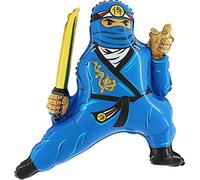 grabo Globo Ninja azul, aprox. 60 x 70 cm