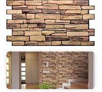 Grace Baltic - Paneles de pared 3D para decoración de pared interior, no adhesivos, finos y elásticos, de PVC, imitación de piedra de pizarra natural, paquete de (16 piezas / 7.35 m2)