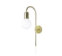 Globen Lighting Lámpara de pared Grace latón