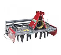 Grada rotativa RF130 - ancho de trabajo 130 cm - 12 cuchillas Serie ligera - Rodillo de jaula