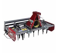 Grada rotativa RF150 - ancho de trabajo 150 cm - 14 cuchillas. Serie ligera - Rodillo de jaula